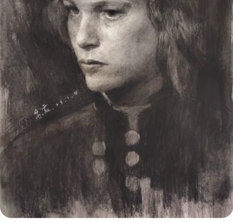 伯恩.安德森 素描个人作品 青竹的4k纸，...