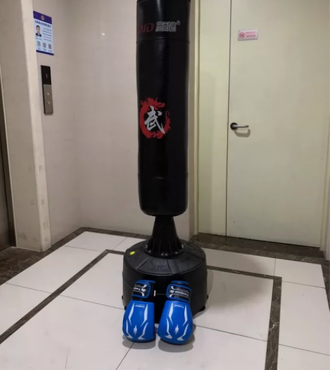 施耐德拳击沙袋 散打立式家用不倒翁沙包 轻...