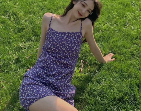 fortylions吊带连衣裙女春夏新款…...