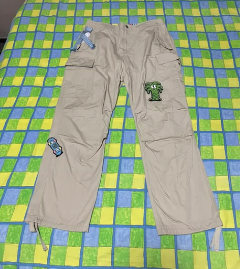 Lining李宁联名工装裤9成新 二手物品...