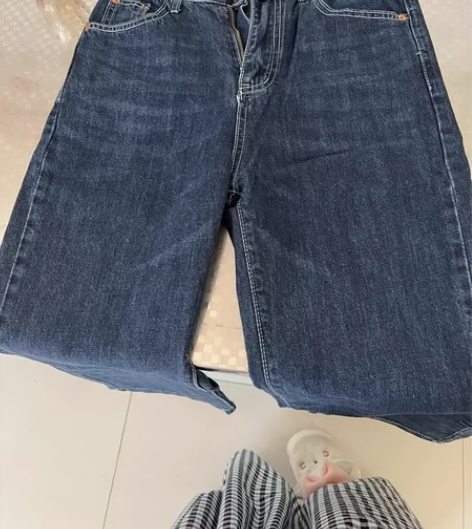 九分阔腿裤 158-88穿着肥一点 估计是...