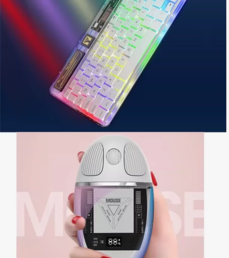 1.益博思透明无线ipad蓝牙键盘多系统设...