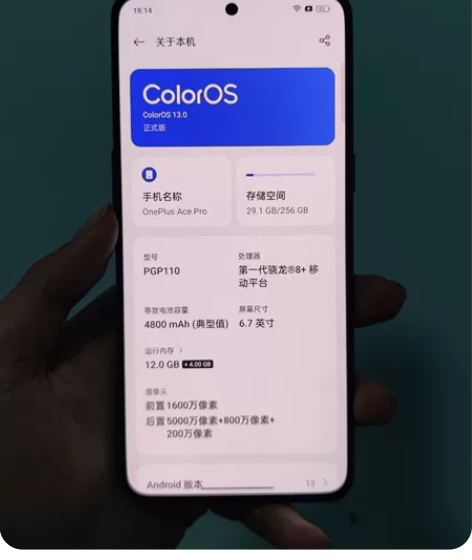 一加ace pro 5g 12 256黑 ...