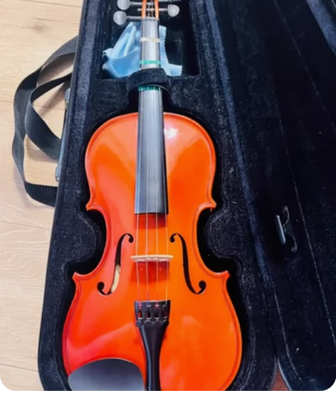 小提琴3/4，闲置出售，因摔坏一次自行换了...