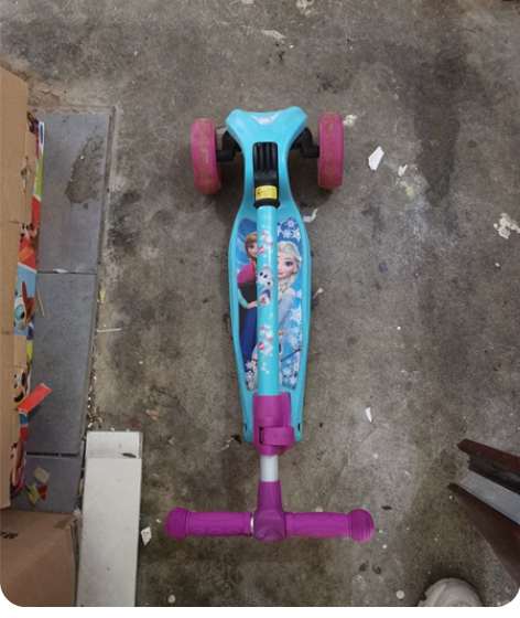 迪士尼正品儿童滑板车，适合3到12岁，京东...