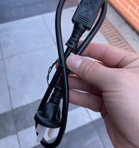 短款品字电源线便携短线50厘米长，0.75...