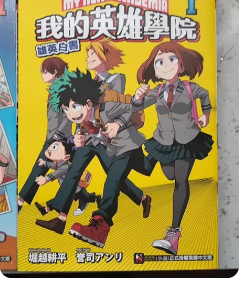 清理书柜 我英官方小说雄英白书1、2、3第...