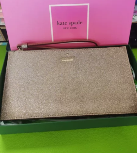 kate spade 金粉色 女式手提包 ...