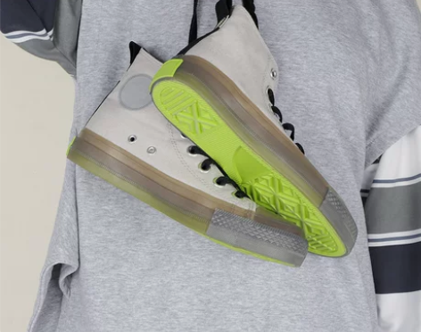 飞行计划2021秋冬新品ins风果冻灰高帮...