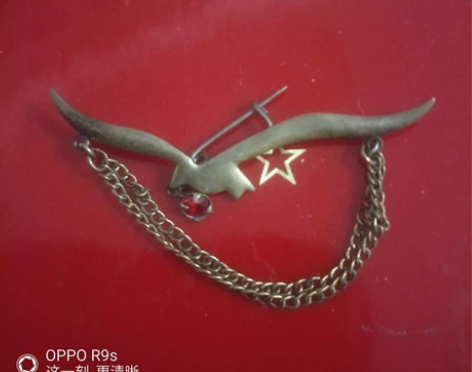 50-60年代黄铜异型海鸥挂章，包老包真包...