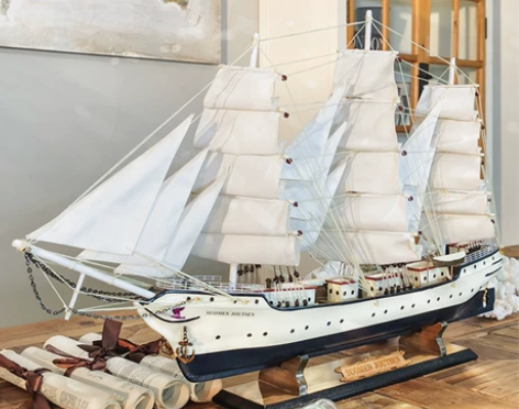 欧式芬兰白天鹅号帆船拼装模型  一帆风顺船...