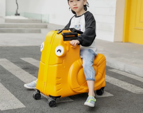 TOCHI/途智可坐儿童拉杆箱骑行旅行箱卡...