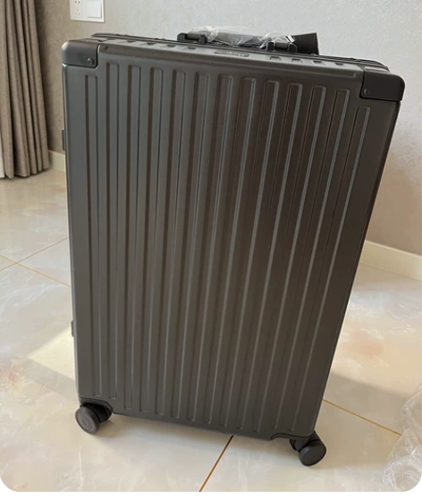 漫游铝框款26寸行李箱万向轮皮箱拉杆箱，家...