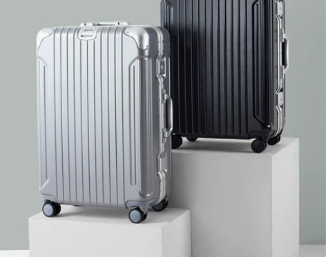 汉客铝框拉杆箱万向轮PC旅行箱男登机箱子2...