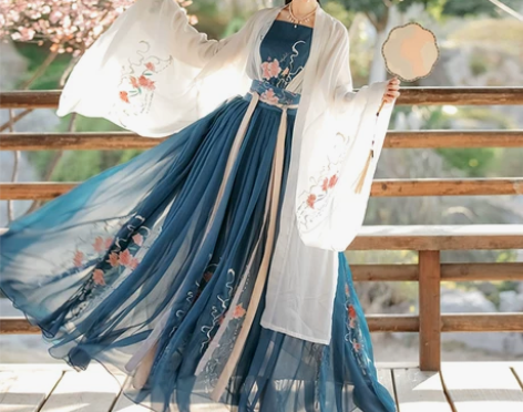 含娇原创汉服女宋制三件套齐腰襦裙仙气大袖衫...