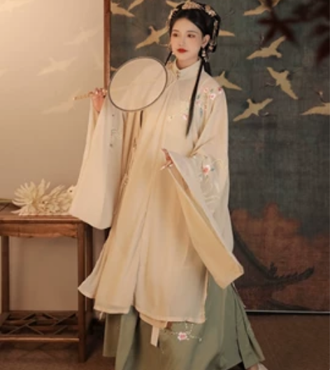 艺缕原创汉服女【牡丹记】袄裙刺绣立领褶裙全...