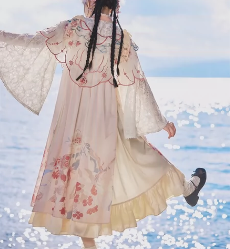 七月夕 空谷 吊带齐胸裙国风汉服连衣裙交领...