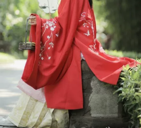 南雅集原创刺绣明制中国风秋冬女装披风沉香亭...