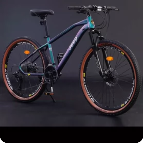 JEEP自行车27.5寸，祖母绿颜色非常骚...