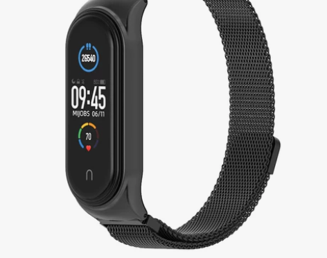 小米手环 手表手环3/4/5/6/7腕带金...
