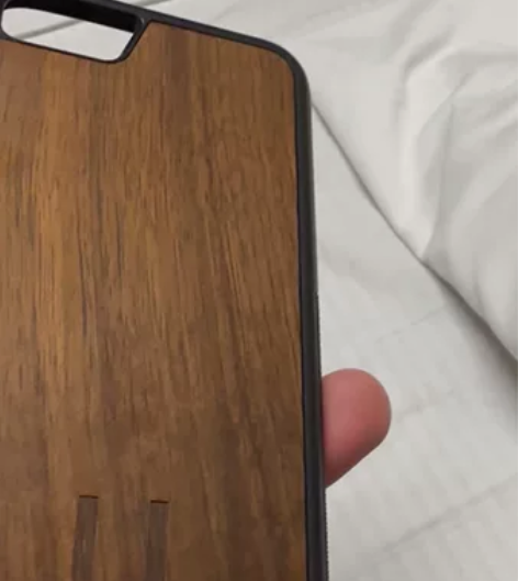 高桥盾胡桃木手机壳   iPhone 8用...