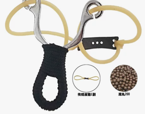 传统弹弓+1745圆皮筋高精度精准强力高压...