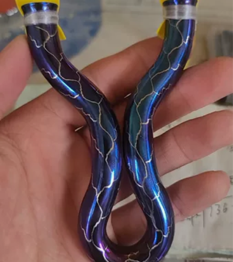 阿鲁家tc21冷弯钛合金反曲弹弓，烤蓝闪电...