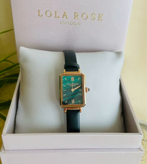 Lora Rose绿色表盘时装表 表带有轻...