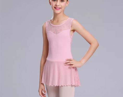 120cm芭蕾娃娃儿童芭蕾舞裙，练功服女童...
