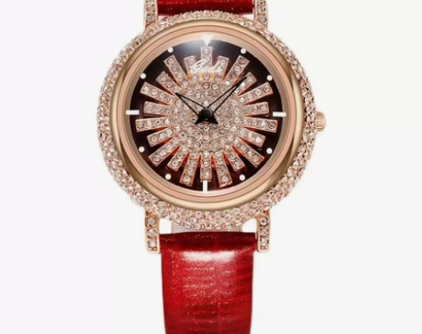 全新时来运转旋转全镶钻手表精致重工时尚潮流...