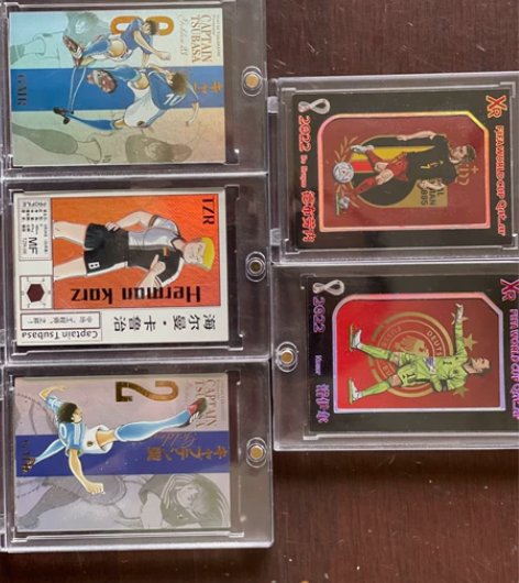 足球小将，两张128编，两张399编，一张...