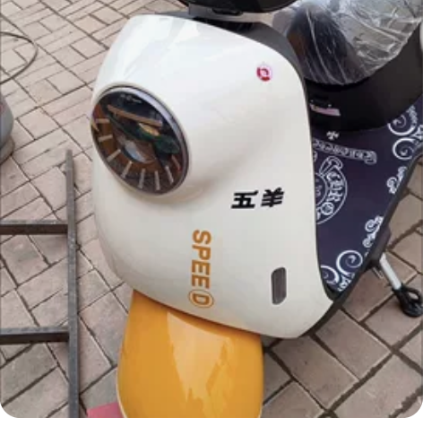 五羊电动车电动轻便摩托车男女成人小型代步电...