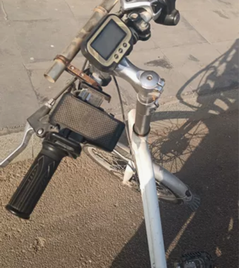 正步锂电助力自行车，八成新，前后全新轮胎2...