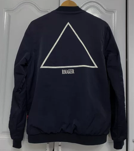 藏蓝色男款春秋棒球夹克国潮 L码 藏蓝色 ...