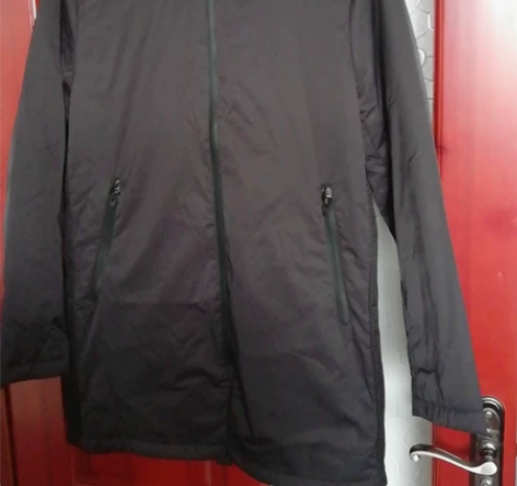 休闲中长款风衣棒球棉服，XL码，身高175...