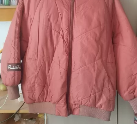 橘红色棒球棉服 不跑棉 南方过冬没问题!?...