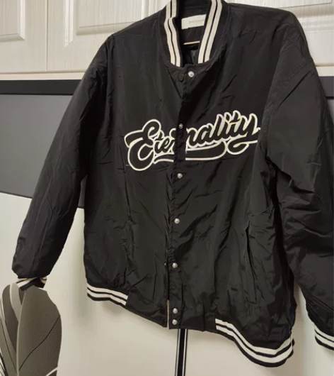 棒球棉服，实拍，均码 感兴趣的话点“我想要...