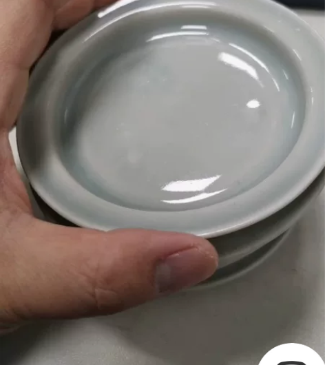 豆青小碟豆青盘晚清民国时期物件，均为全品（...