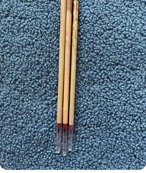 八十年代超大精品鹤脚老毛笔 鹤脚中少见的大...