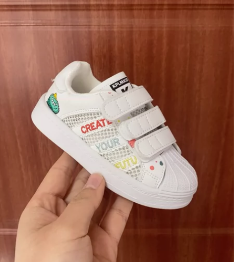 书萌 全新 儿童贝壳头单网运动休闲板鞋 2...