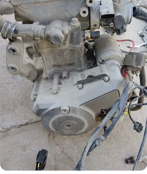 飞鹰雅吗哈250，配件全部在这里了，单缸水...