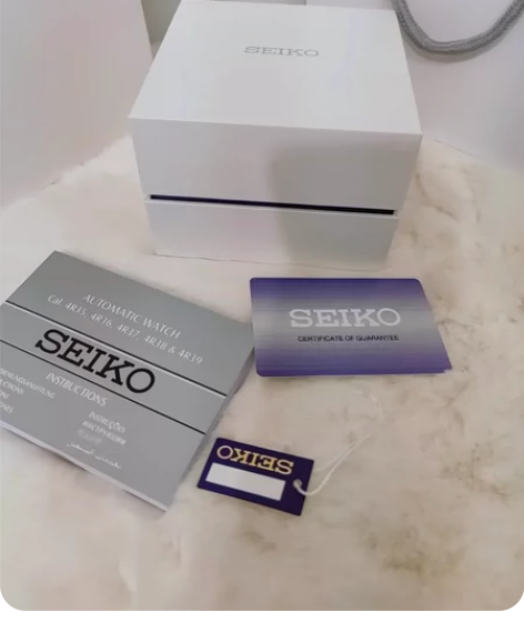 精工手表盒，收纳盒，说明书，手提袋全套 喜...