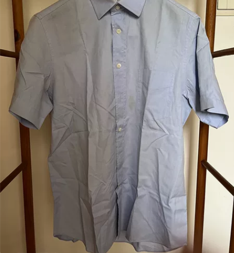 ascotchang男短袖衬衫 尺寸：衣长...