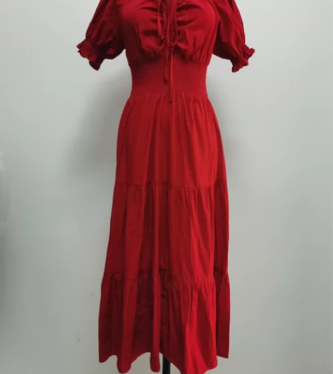 法式连衣裙公主裙仙女裙 L码，收腰显瘦，裙...