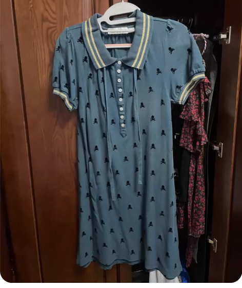 连衣裙 学生裙 120斤可穿 清理衣柜 不...