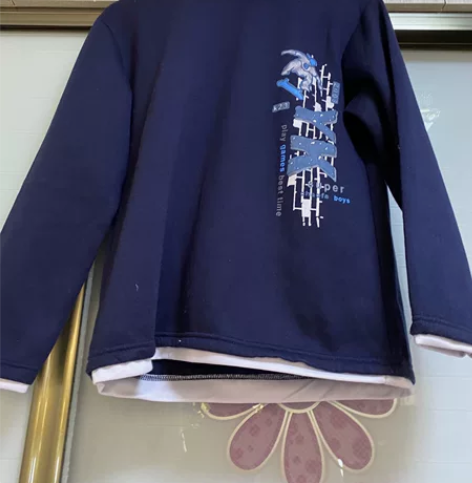 卫衣T恤男套头印花刺绣，黑色印花，白色格纹...