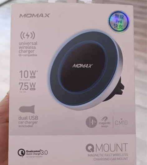 摩米士磁吸无线车载支架套装，铝合金材质，全...