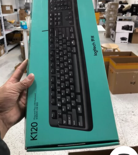 99新罗技（Logitech） K120有...
