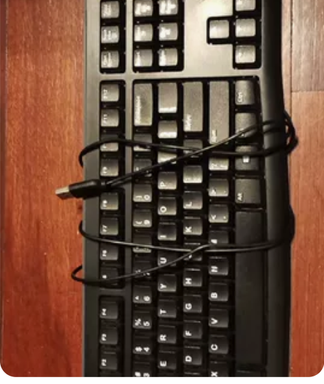 罗技键盘 K120 感兴趣的话点“我想要”...