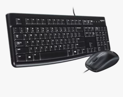 罗技mk120键盘鼠标套装有线K120键盘...